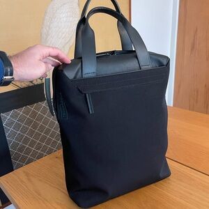 Troubadour Black Men's Tote Bag